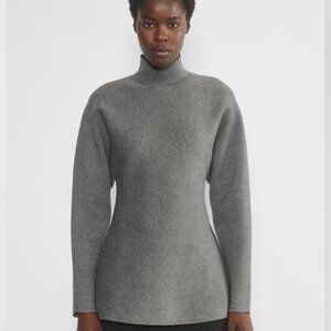 NWOT Aritzia Babaton Formation Turtleneck Sweater Grey XS